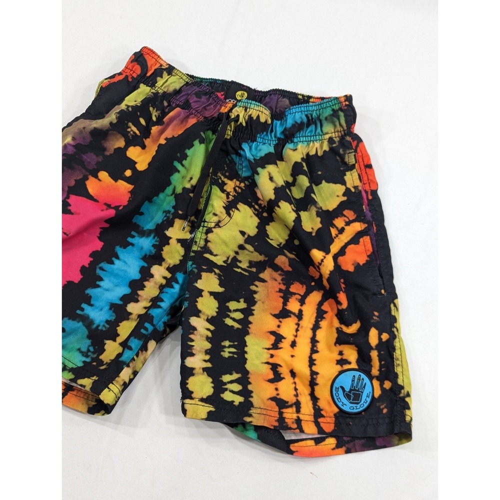Mens Body Glove Vapor Trunks Board Swim Surfer Shorts Small 30 Tie Dye Lined‎